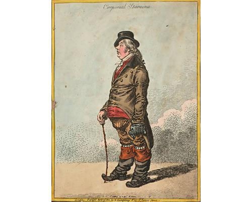 Corporeal Stamina by James Gillray, 1801