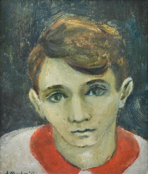 Portrait of a Boy by David Strachan, 1956