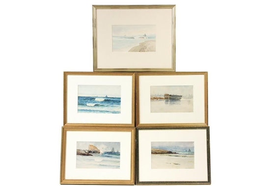 Five works: Cape Ann Scenes by Edward A. Harvey