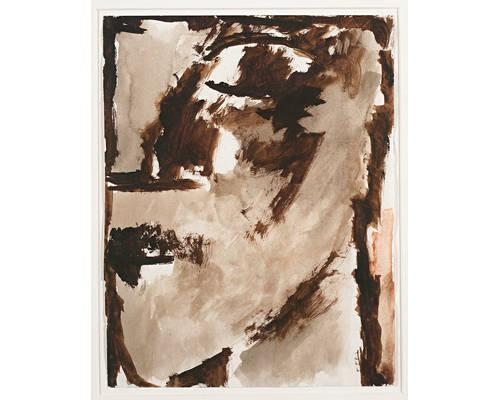 Artwork by Josef Herman, Head, Made of watercolour