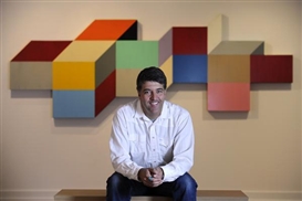 Artists Pard Morrison and Ted Larsen tackle geometric abstraction from different angles