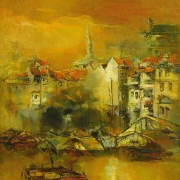 SINGAPORE RIVER by Choo Keng Kwang, 1968