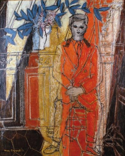 Artwork by Marc Papart, PORTRAIT DE JEUNE HOMME, Made of Oil on canvas