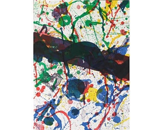physics of the Void　Sam Francis Sam Francis | Metaphysics of the Void. Color lithograph printed on