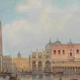 Motiv aus Venedig - L. Bertini