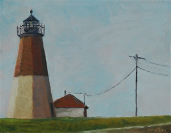 Pt. Judith Lighthouse - Aline Lotter