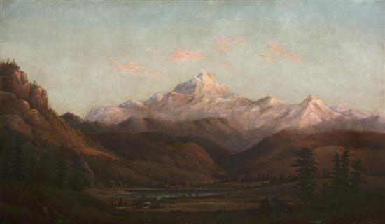 Rocky Mountain View by Henry Chapman Ford, 1874