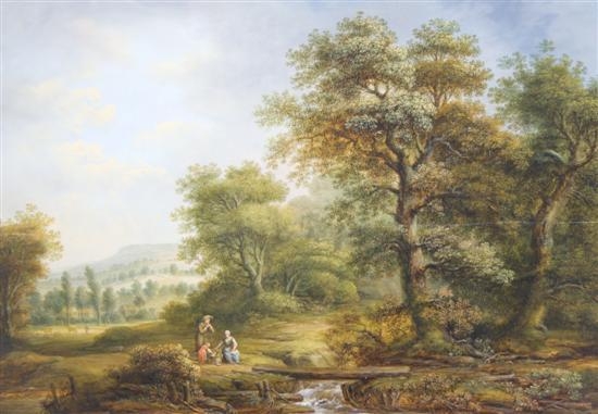 At the Forest's Edge by Bernhard Gottfried Manskirch