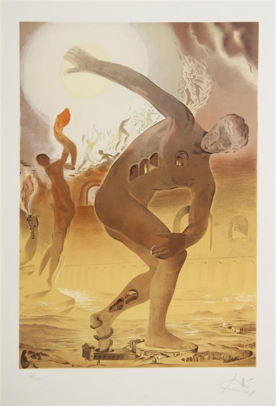 Cosmic Athlete by Salvador Dalí, 1960