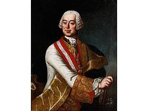 BILDNIS DES LEOPOLD JOSEPH GRAF VON DAUN by German School, 18th Century, 18th century