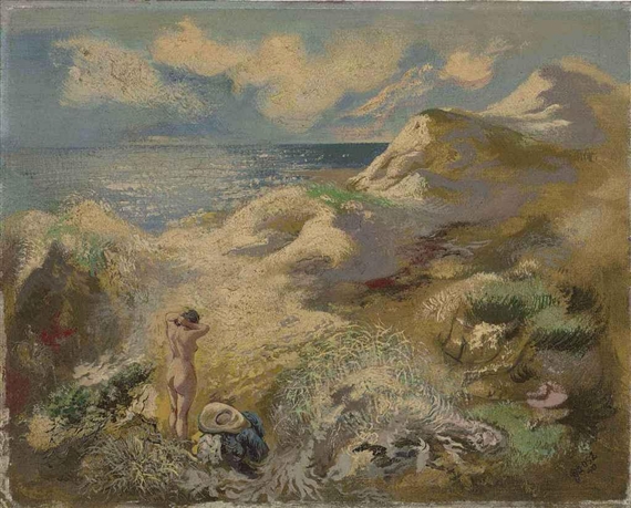 In the Dunes by George Grosz, 1940