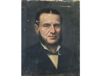 2 works: Bust portraits 'Mr and Mrs Sweeney' - G.E. Boyes