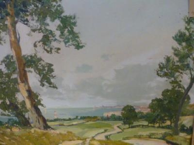 Coastal Scene with Trees by Francesco Pablo de Besperato