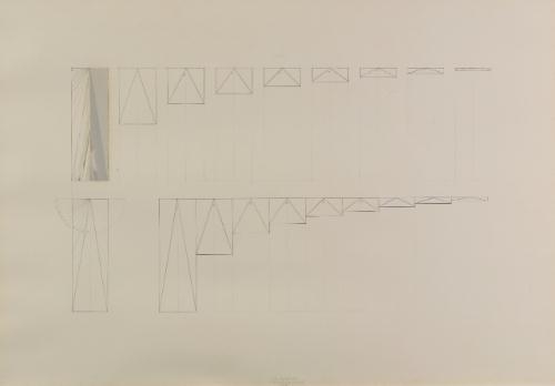 Triangle "Sea" (and Land) 9o - 81o by Jan Dibbets, 1973