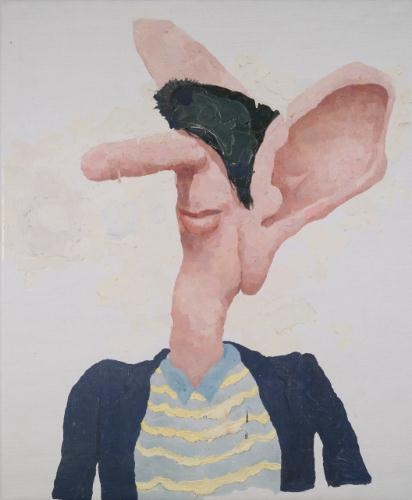 Artwork by José Lerma, Untitled (Rabbit Ears), Made of oil on canvas