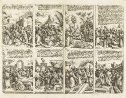 Daniel Hopfer | 3 works: 1. Three old women beat the devil 2. Jesus ...
