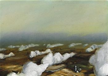 Low Cumulus Clouds by Dan Attoe, 2004