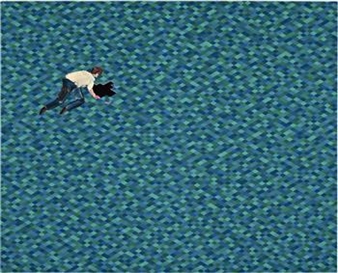 Untitled (Green Tiles) - Ryan Steadman
