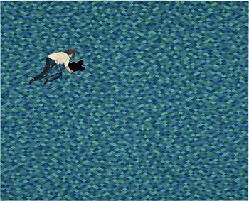 Untitled (Green Tiles) - Ryan Steadman