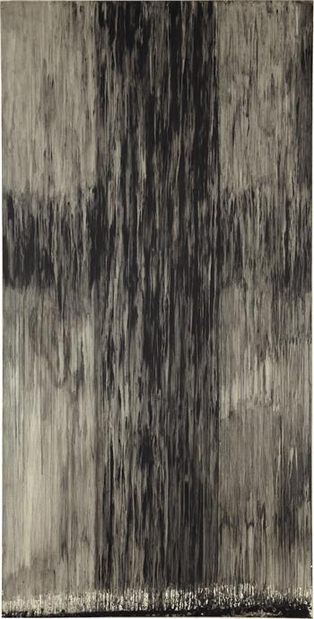 Artwork by Annette Lemieux, Trying One's Virtues, Made of Acrylic on paper mounted on canvas