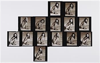 Kate Moss, Marrakech (Contact) by Albert Watson, 1993; printed 2008