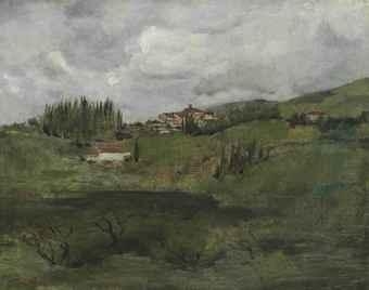 Tuscan Landscape by John Henry Twachtman