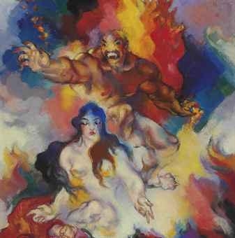 Fire Synchromy by Stanton MacDonald-Wright, 1925