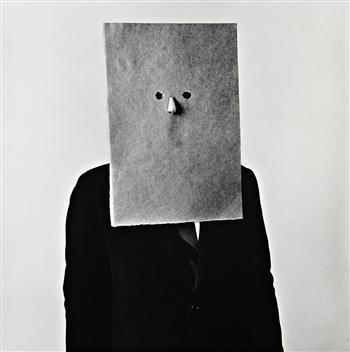Steinberg in Nose Mask, New York, Sept. 30, 1966 by Irving Penn, 1966; printed 1984