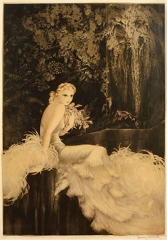 Louis Icart | Orchids (Circa 1937) | MutualArt