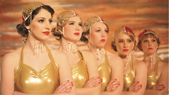 Reality restaged for a grandstand view 