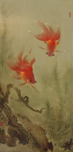 Sepasang Ikan (A Pair of Goldfish)