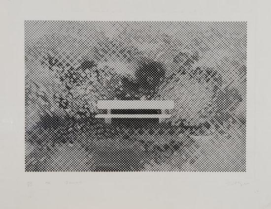 Bench by William Tillyer, 1974