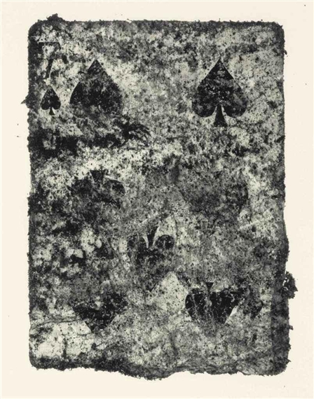 (SM), Playing Card by Irving Penn, 1975