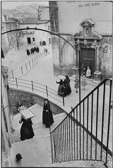 Aquila degli Abruzzi, Italy, 1952 by Henri Cartier-Bresson, printed 1990s