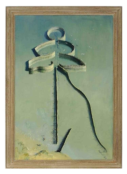 Fish Weir, Maine by Leonid Berman, 1953