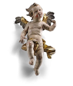 A baroque putto - Swabian School, 18th Century