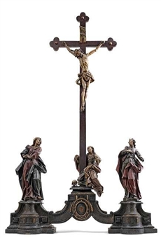 A fine tabletop crucifix - Konrad Hegenauer