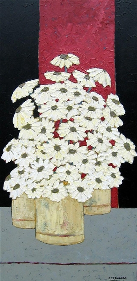 White Gerberas by David Edwards