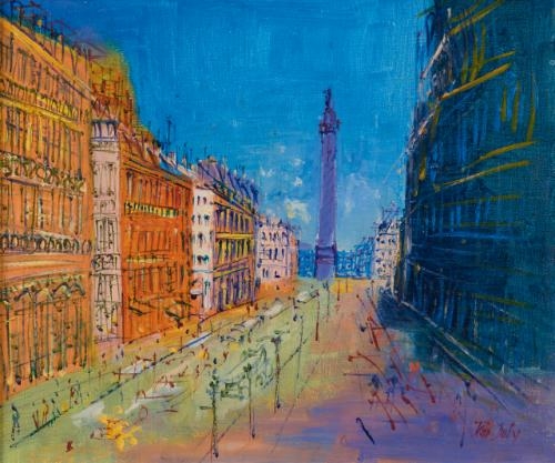 Artwork by Jean Dufy, Place de la Concorde, Paris, Made of Oil on canvas
