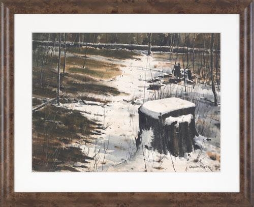 Winter landscape by C. Graydon Mayer