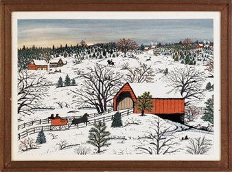 Winter landscape - Hattie K. Brunner