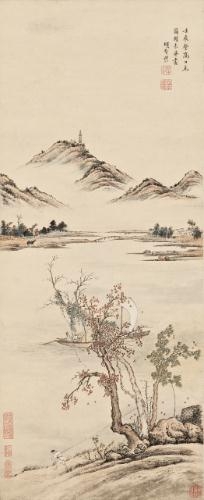 AUTUMN DRIFTING by Xiang Shengmo, 1652