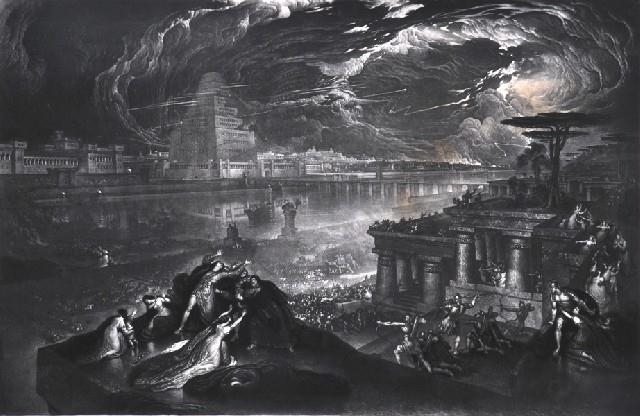 The Fall of Babylon by John Martin, 1819