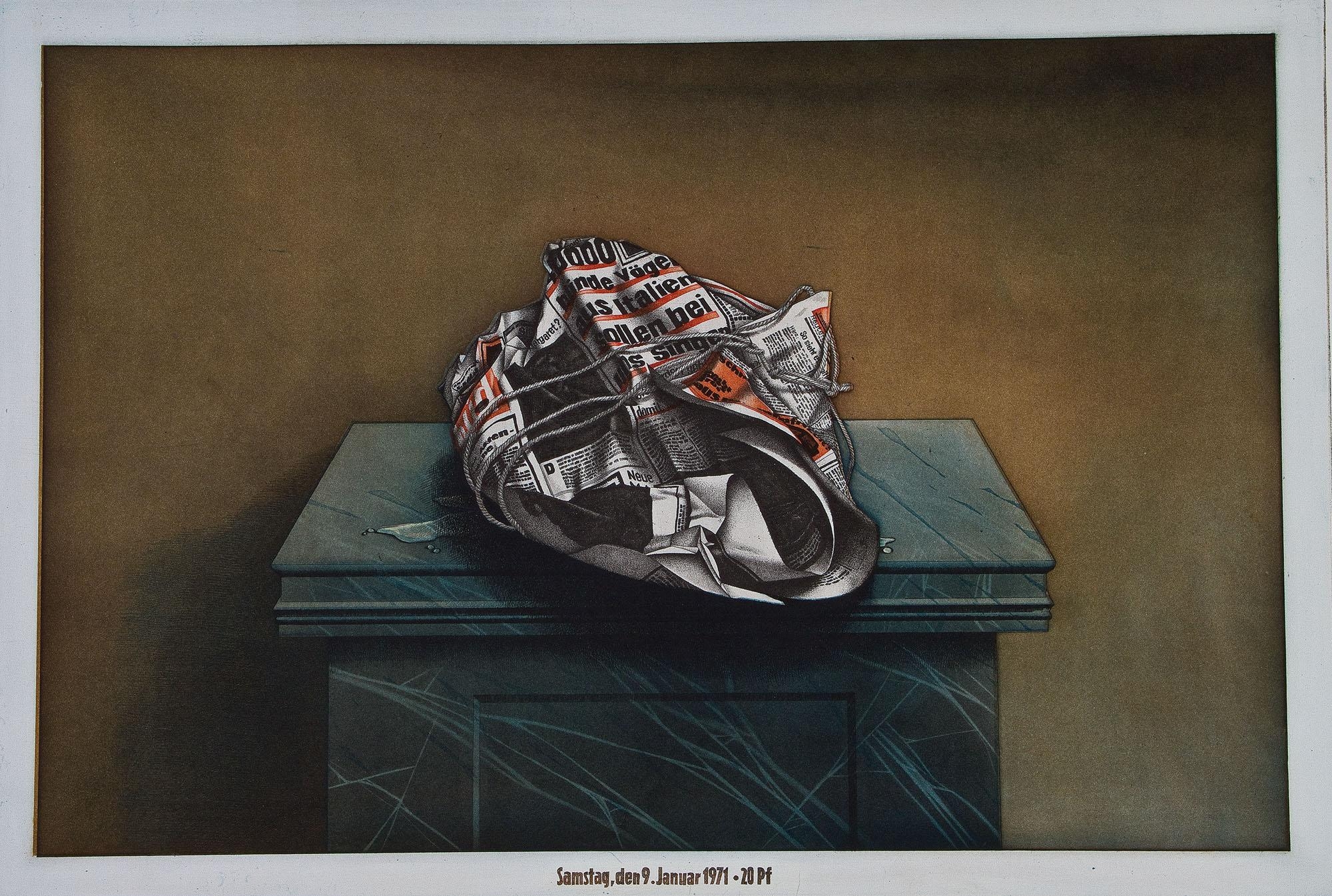 Artwork by Karl Relling, Four works: Untitled, Made of Graphics