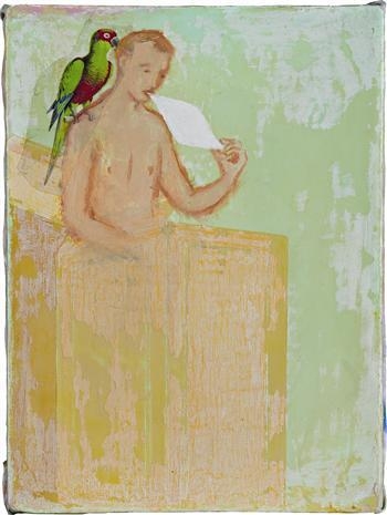Untitled (Man with Parrot) by Francis Alÿs, 1997