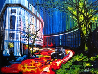 Detailed Paintings Made Entirely Without Paintbrushes