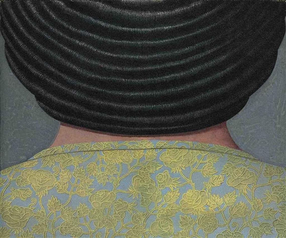 Busto femminile di dorso (Female Bust from the Back) by Domenico Gnoli, 1965