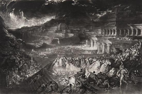 The Fall of Nineveh by John Martin, circa 1829