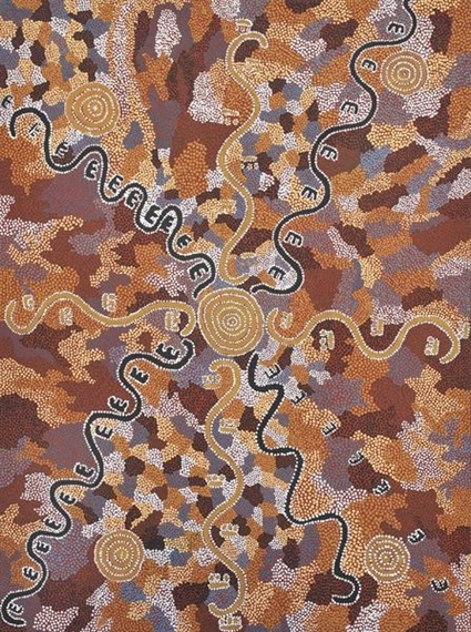 Untitled by Paddy Japaljarri Stewart