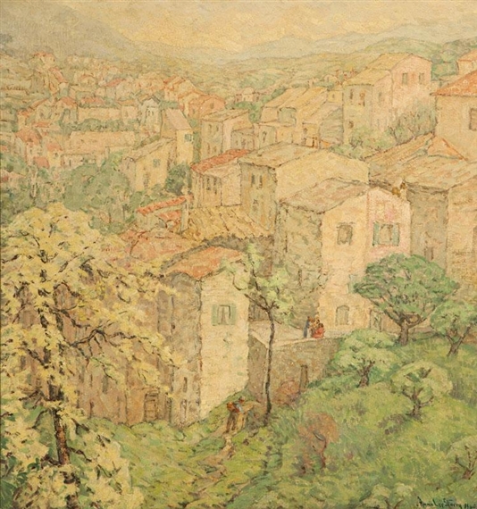 A Grey Spring Morning in Cagnes by Anna Lee Stacey, 1940